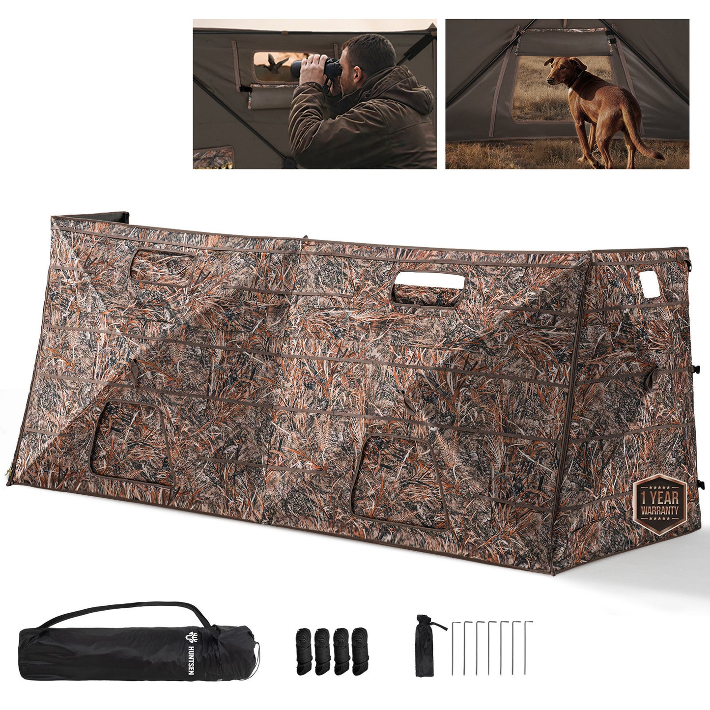 Ground Blind Panel for Duck Hunting with Carrying Bag