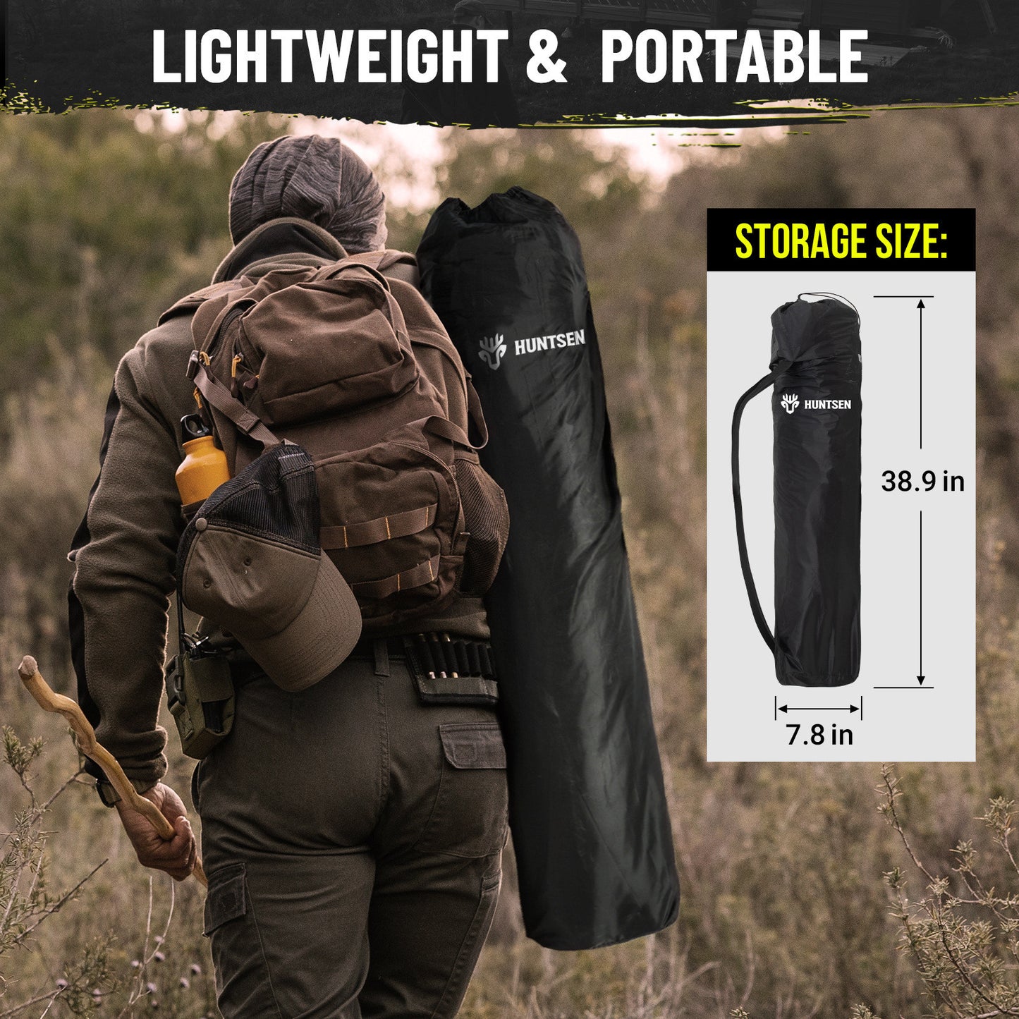 Ground Blind Panel for Duck Hunting with Carrying Bag