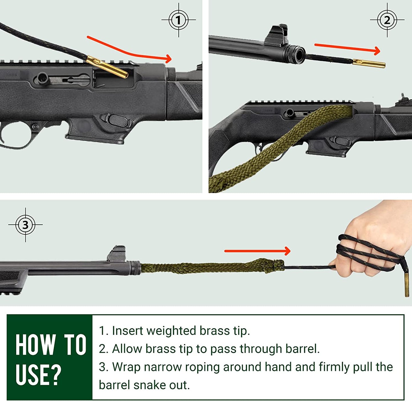 Gun Snakes Cleaner Brushes