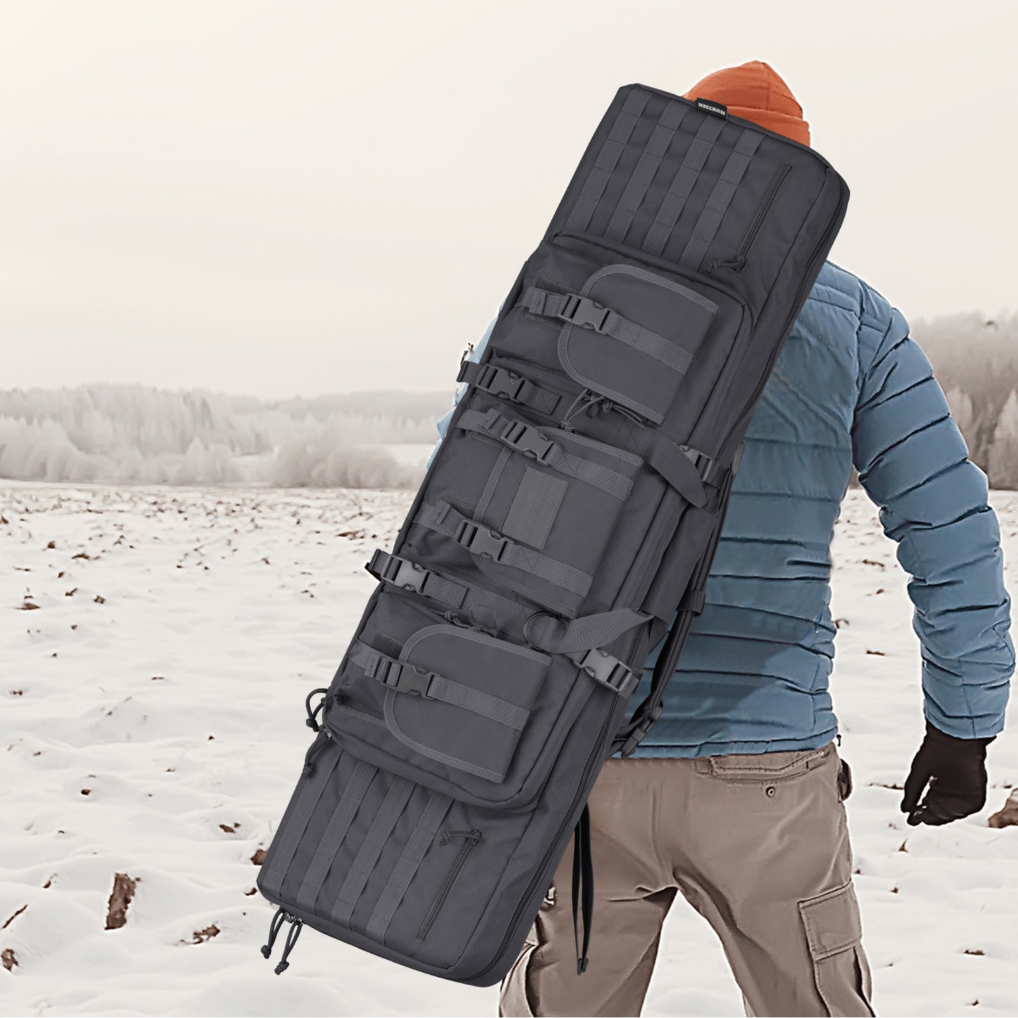 American Classic Double Long Rifle Case, Available Length in 28'' 36" 42"