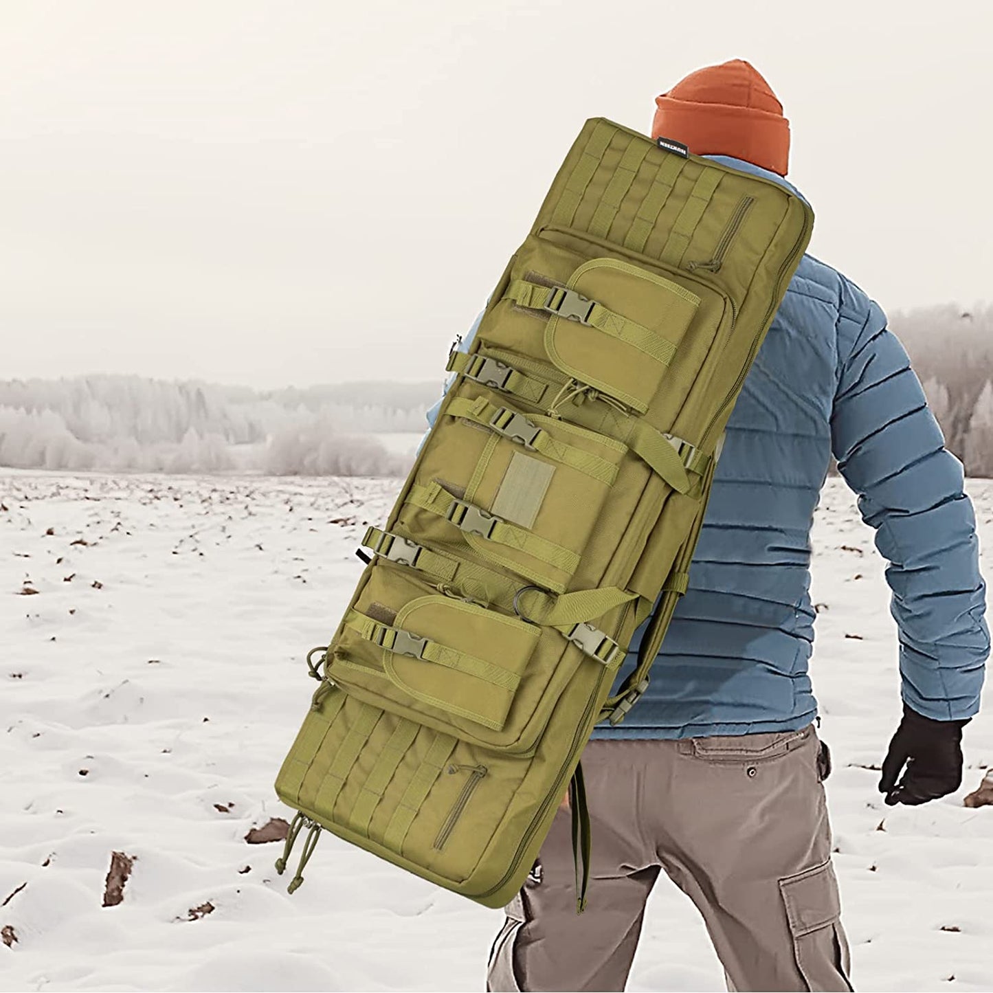 American Classic Double Long Rifle Case, Available Length in 28'' 36" 42"