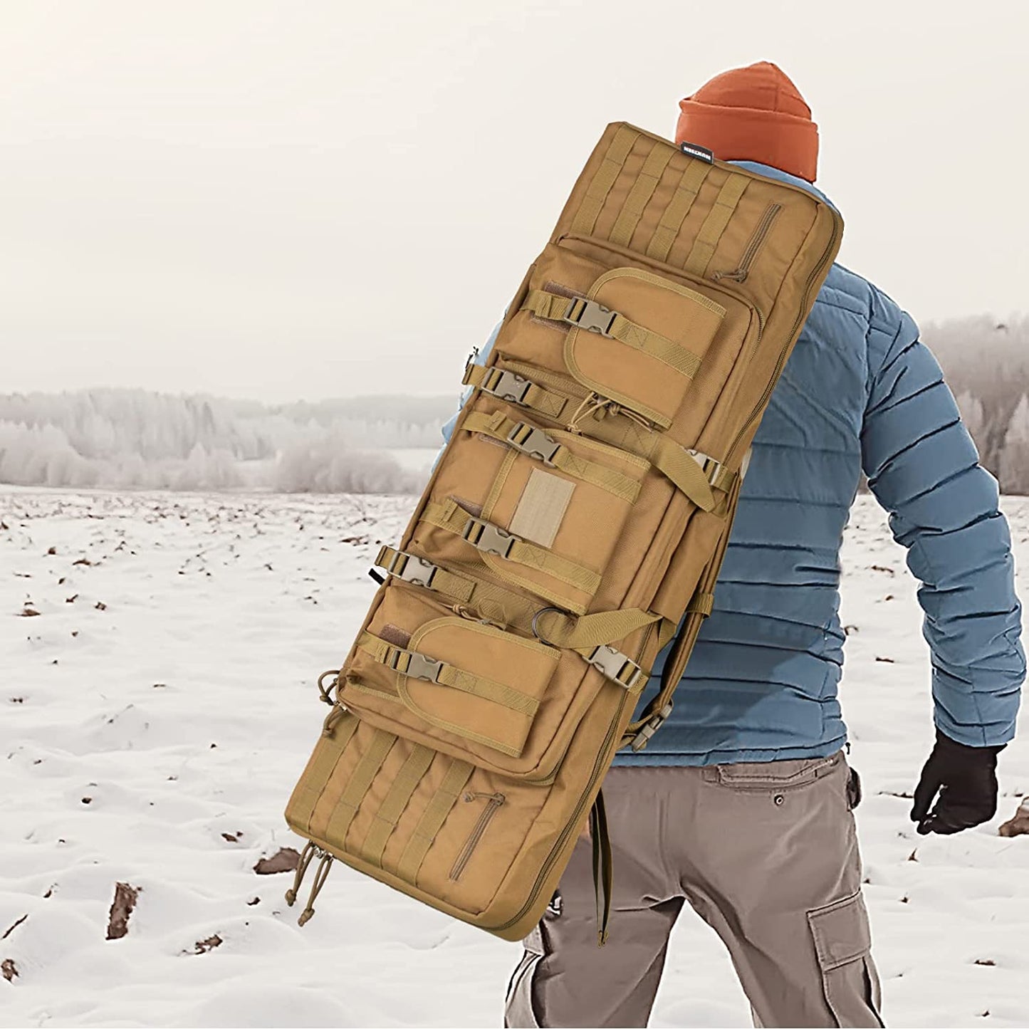 American Classic Double Long Rifle Case, Available Length in 28'' 36" 42"