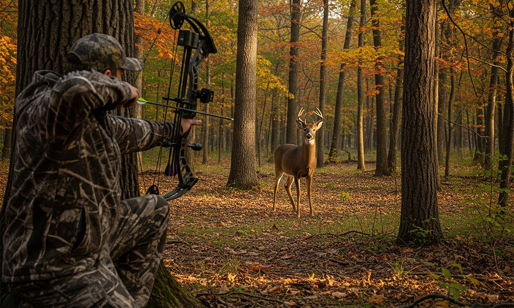 The Quiet Morning: A Hunter’s Reflection in Woods