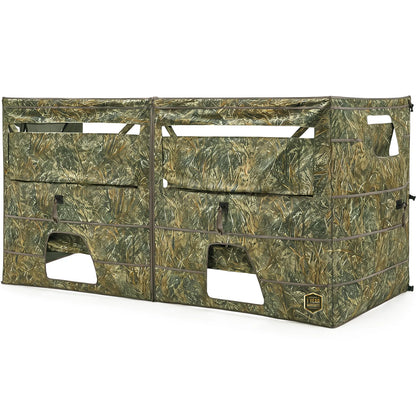Modular 4-Panel Waterfowl Ground Hunting Blind Portable 3-4 Person