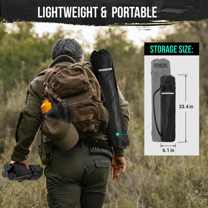 4-Panel See Through Ground Blind Turkey Hunting for 2-3 Person