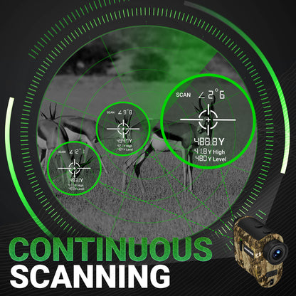 1000Y Laser Hunting Rangefinder 6.5X Magnification with Rechargeable Battrey