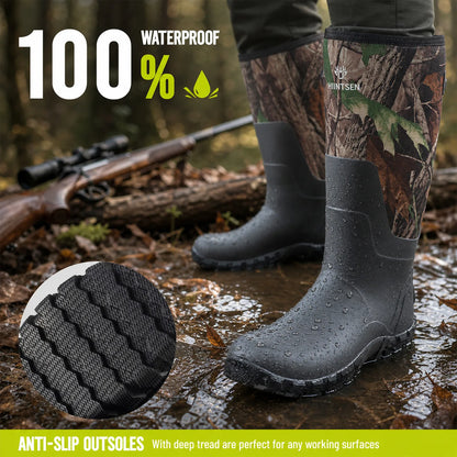 Waterproof Hunting Boots - Camo