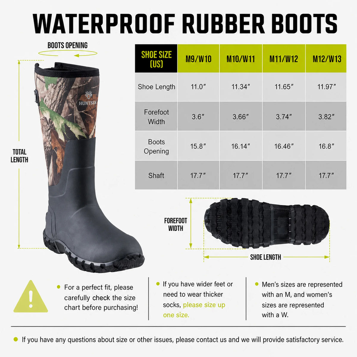 Waterproof Hunting Boots - Camo