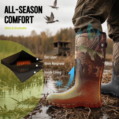 Waterproof Hunting Boots - Camo