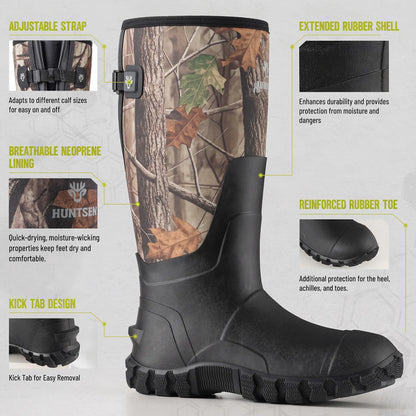 Waterproof Hunting Boots - Camo