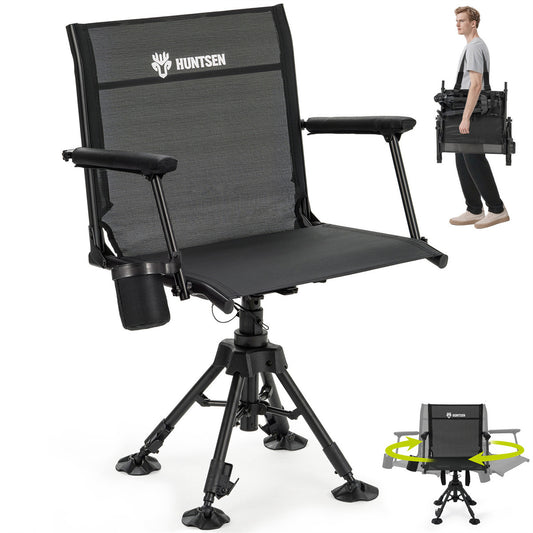 Hunting Chair 360° Silent Swivel for Blinds