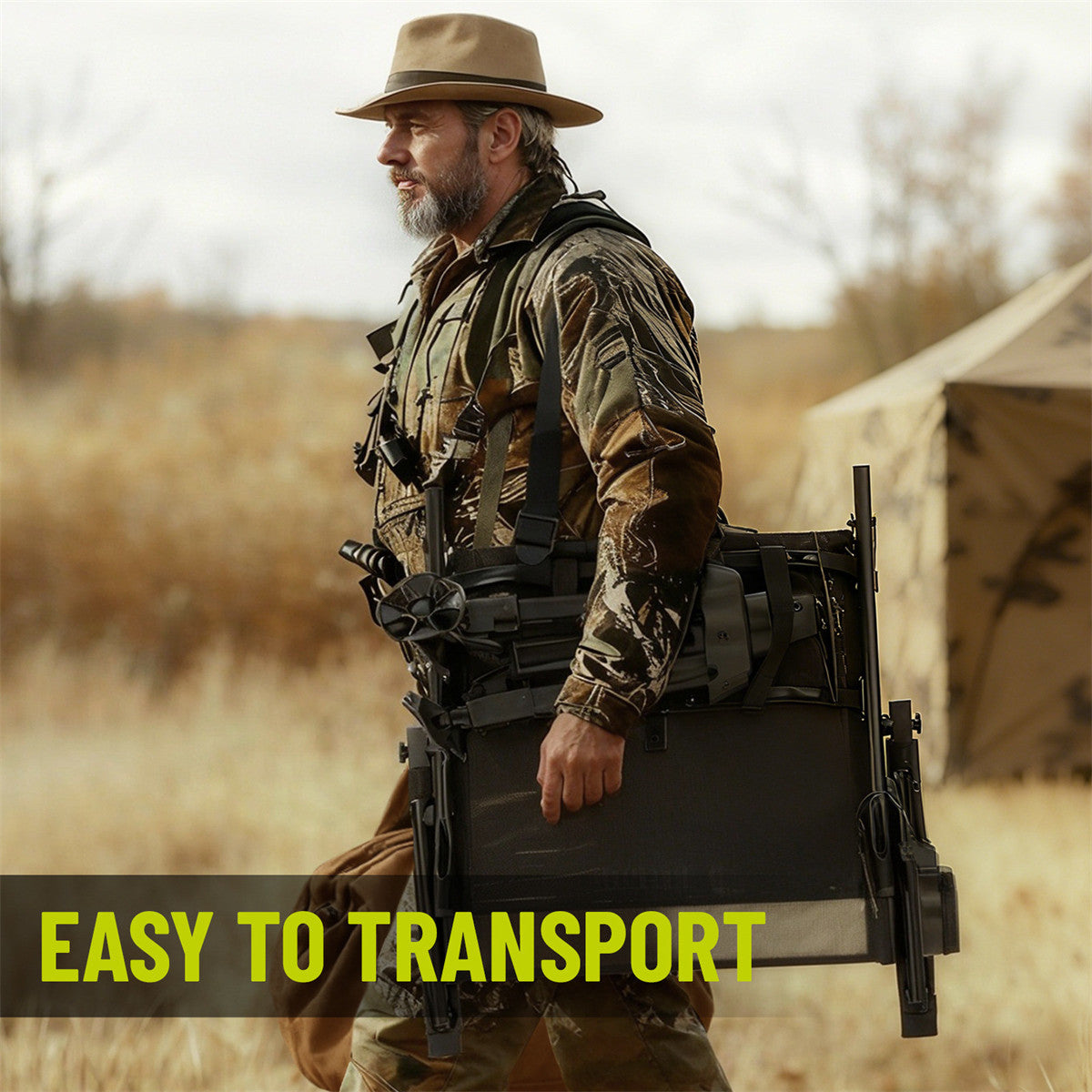 Hunting Chair 360° Silent Swivel for Blinds