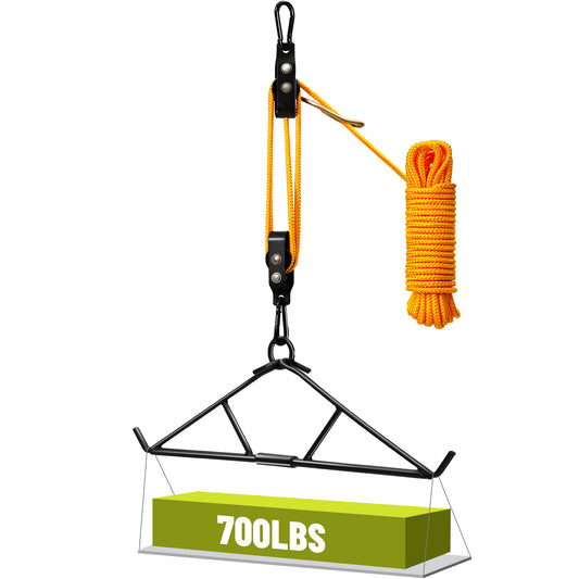 Portable Game Hanger Gambrel with ‎Carabiner - 700LBS