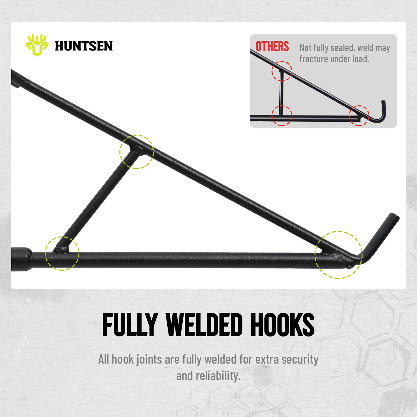 Portable Game Hanger Gambrel with ‎Carabiner - 700LBS
