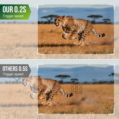 Trail Camera with Night Vision - 4K 48MP Wifi Bluetooth