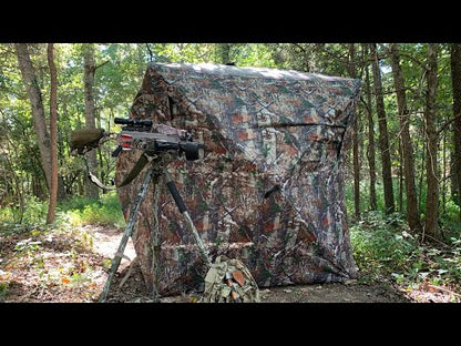 See Through Hunting Blind Pop-Up Ground Deer Blind 270 Degree