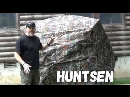 3-4 Person Hunting Blind with Magnetic Full Open Door