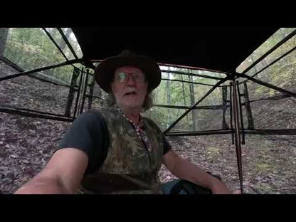 Hunting Blind Ground Blind with 90° Full Open Door 360 Degree See Through