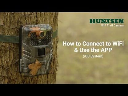 Trail Camera with Night Vision - 4K 48MP Wifi Bluetooth