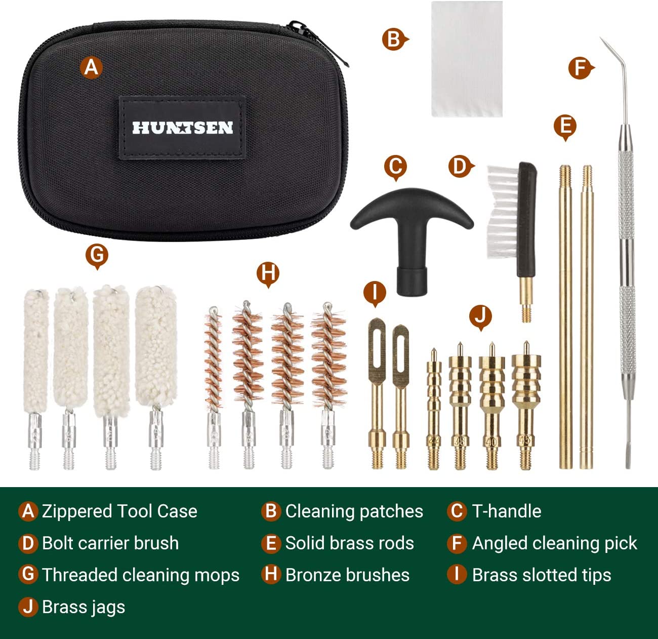 Gun Cleaning Kit for Handgun Pistol Shotgun